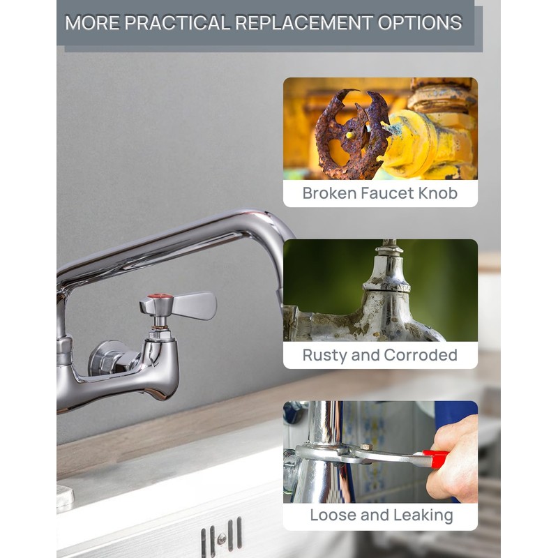 Phivan Commercial Faucet Parts Kitchen Faucet Handle Replacement Kit -