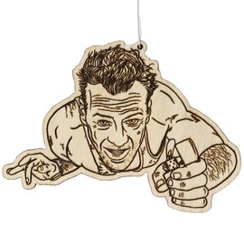 Diehard Christmas Ornament Set | Yippee Ki-Yay MF Nakatomi Plaza John in Air Duct Funny Holiday Decorations