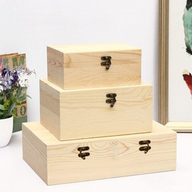 Pack of 12 Antique Brass Decorative Hasp Jewellery Wooden Box Wine Gift Clasp with Screws for Sliders Chests Boxes Tins (Bronze/Left Hook)