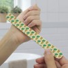 Lemony Lemonade Glasses Pattern Double-Sided Nail File Emery Board Set