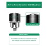 Secwell 6 pieces drill chuck key universal chuck key drill