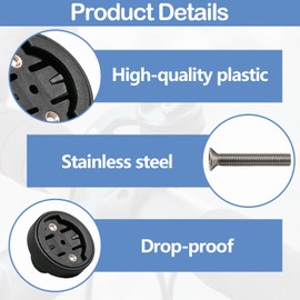 Huybaa Bicycle Mount for Edge 530 540 520 510 500 20 25 200 130 800 830 840 1000 1030 1040 Plus GPS Bicycle Computer MTB Bicycle Mount Stem Holder