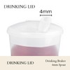 Plastic Beaker with Drinking Lid - Pack of 10 |