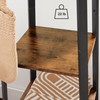 VASAGLE Coat Rack, Coat Stand with 3 Shelves, Hall Tree