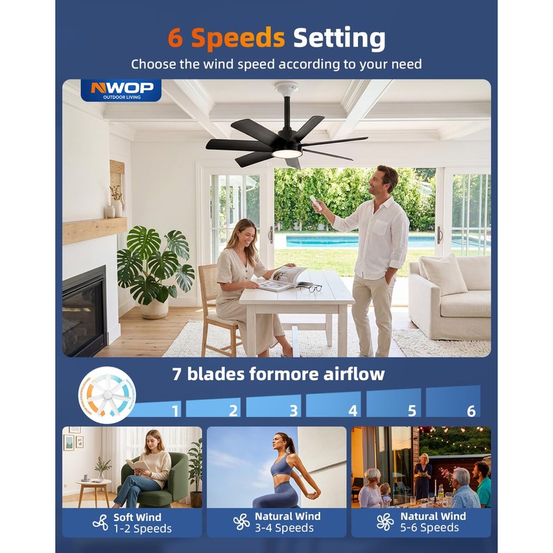 28 Inch Socket Fan Light with Remote Control, Screw in