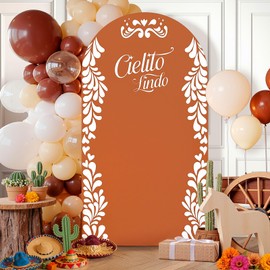 Mexican Cielito Lindo Backdrop Cover 7.2ft, Cielito Lindo Party Decoration