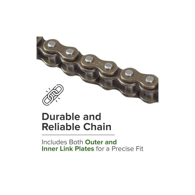 AlveyTech 86 Link #25 Chain Compatible with The Razor Metro