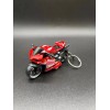 Mini Motorcycle Keychain Personality Keyring Backpack and Wind-Up Toy