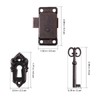 Yardwe, antique cabinet door lock, decorative furniture lock with key