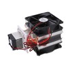 DC12V Electronic Cooler Assembly Semiconductor Refrigeration System ABS Aluminum Alloy