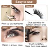OUDQFCJ False Eyelashes Natural Eyelashes Cat Eye Eyelashes Natural Look