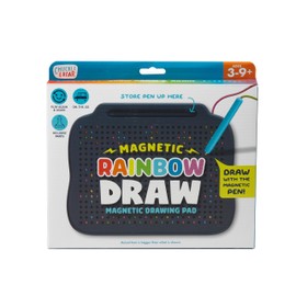 Chuckle & Roar Magnetic Drawing Board Rainbow and Stencil Edition