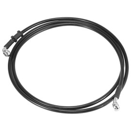 Motoforti 200cm 78.74" Motorcycle Brake Clutch Oil Hose Line Pipe Black