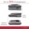 LeanTravel Premium Compression Packing Cubes for Travel - Suitcase Organizer