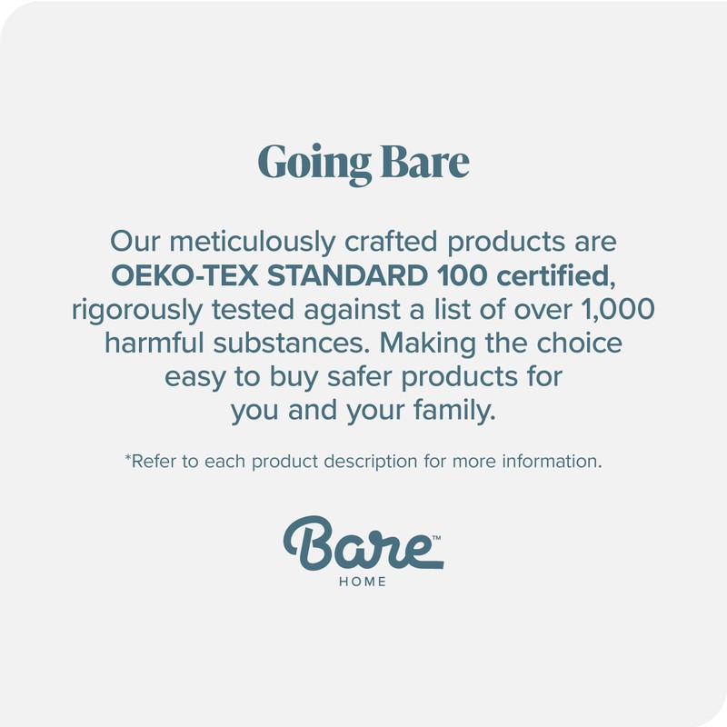 Bare Home California King Bed Skirt - 15-Inch Tailored Drop