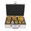 HIGHDRIL Diamond Drill Bits Kit with Triangle Shank for Porcelain