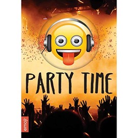 Emoji Party Time Birthday Card