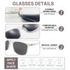OCCI CHIARI Bifocal Reading Sunglasses for Men 200 UV400 Protection