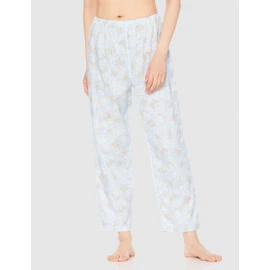Gunze Women's Pajamas, 100% Cotton, Moisturizing Treatment, W Gauze, Long Sleeve Pants, green