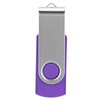 USB Flash Drive Candy Purple Rotatable Portable Storage Memory Stick