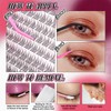 Natural Lash Extension Kit Wispy Eyelash Clusters 9-11mm Lash Cluster