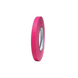 Pro Gaff/Gaffers Tape .5, 1, 2, 3, 4 Inch Widths X Variable Lengths, 1/2 Inch, Fl. Pink