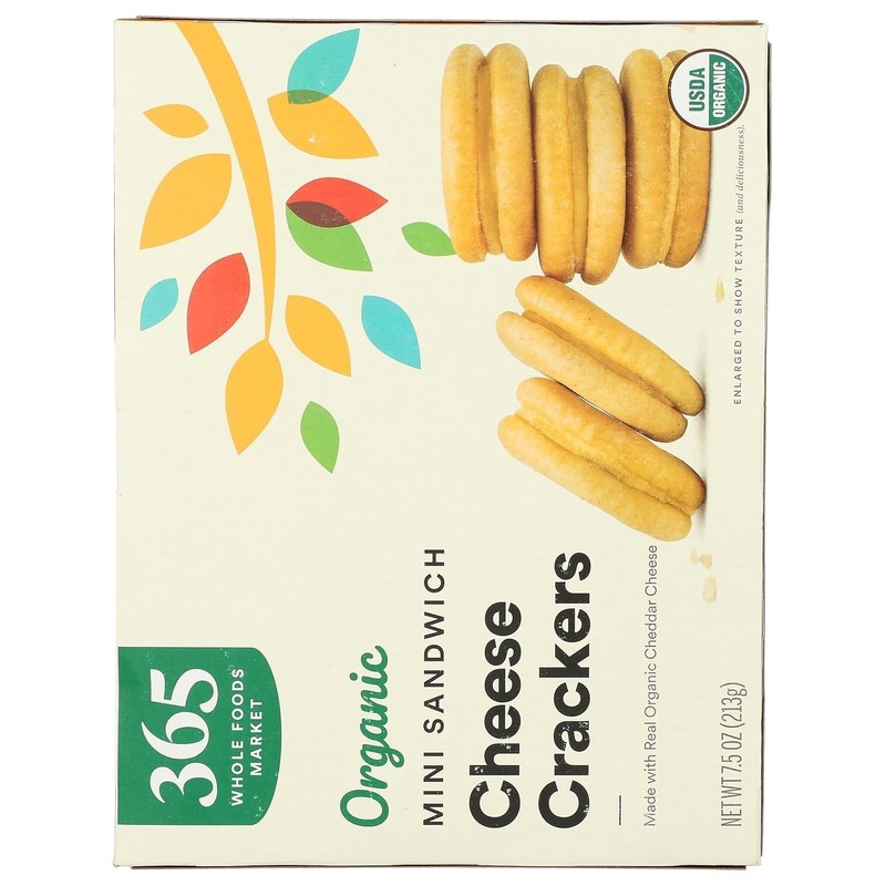 365 by Whole Foods Market, Organic Mini Cheese Sandwich Crackers,