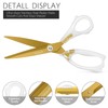 Uaugulft Acrylic Scissors, Sharp Titanium Coating Blades with Ergonomic ABS