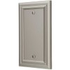 AMERELLE 94BN Continental Single Blank Cast Metal Wallplate in Satin
