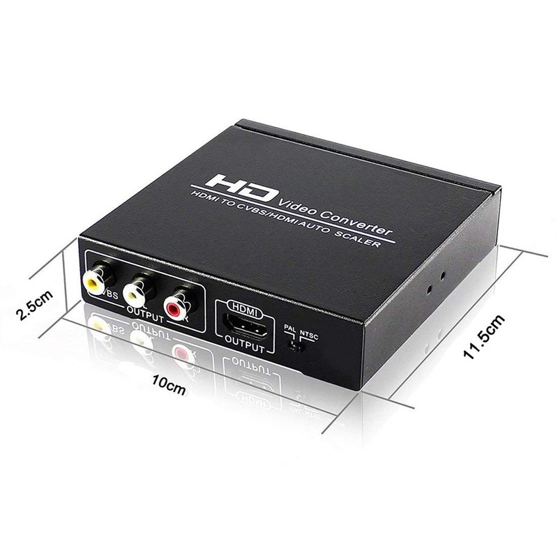 HDMI Composite Converter, HDMI AV Converter, HDMI to HDMI+RCA, HDMI+AV