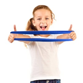 Stretch Band Sensory Focus Tool 30”Resistance Band for Kids Stretches to Over 46”Calming Fidget Bands Silent Sensory Tool Awakens Imagination,Develops Balance,and Strengthens Muscles