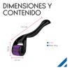 Rodillo Facial Con Micro Agujas Derma Roller Barba Cabello
