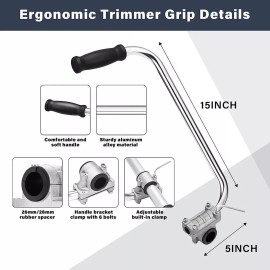 generic Mango De Recortadora Empuñadura Ergonómica Aleación Aluminio