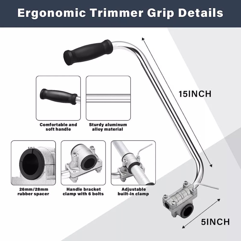 generic Mango De Recortadora Empuñadura Ergonómica Aleación Aluminio