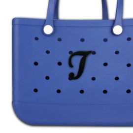 TOYORK Bag Charms for Bogg Bag Accessories Decorative Insert Alphabet Lettering Bog Bag Charm for Beach Tote Rubber Bag I