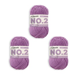 Myboshi Crochet and Knitting Yarn, Model No. 2, with Kapok Fibre, Light Yarn