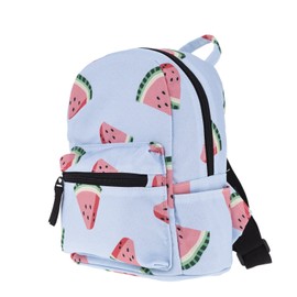 JameStyle26 Print Flamingo Doughnut Children's Backpack Kids Backpack Nursery Rabbit Leisure School Bag Backpack Bag Girls Boys Melon Avocado, Red (watermelon), Rucksack