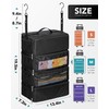 Vokelater Suitcase Organizer, Travel Luggage Organizer Hanging Shelves Packing Cube
