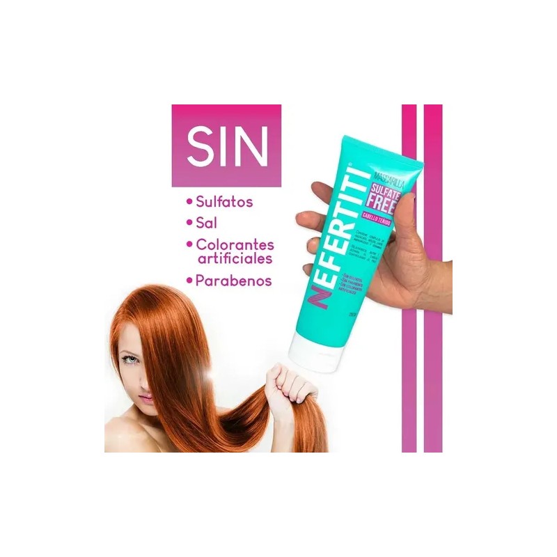 Nefertiti Shampoo Y Mascarilla Sulfate Free Cabello Teñido