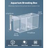 Pawfly Aquarium Fish Incubator Fish Tank Incubator Acrylic Fish Incubator