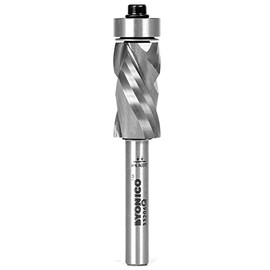 Yonico 33206q Bottom Bearing Ultra-Performance Compression Flush Trim Router Bit 1/4-Inch Shank