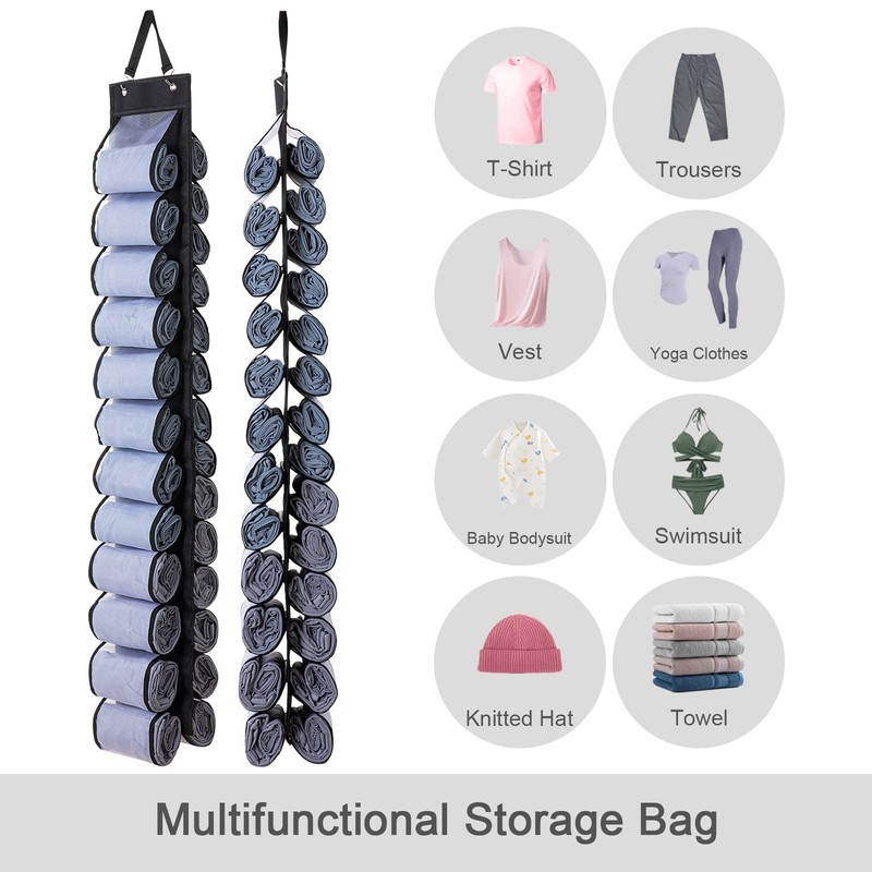DHSFKBE Legging Organizer Storage - 2PCS T Shirt Organizer, Hanging