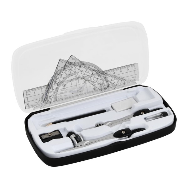 10 Piece Geometry Set for Compass, School Compass, Geometry Compass,