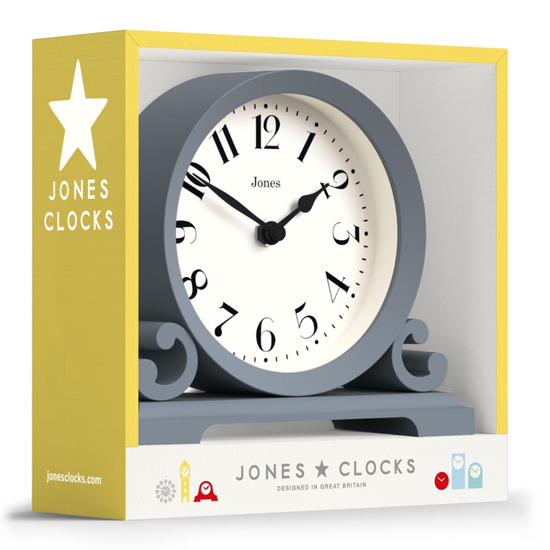 Jones Clocks® Saloon Mantel Clock - Traditional/Classic Design - Bedroom