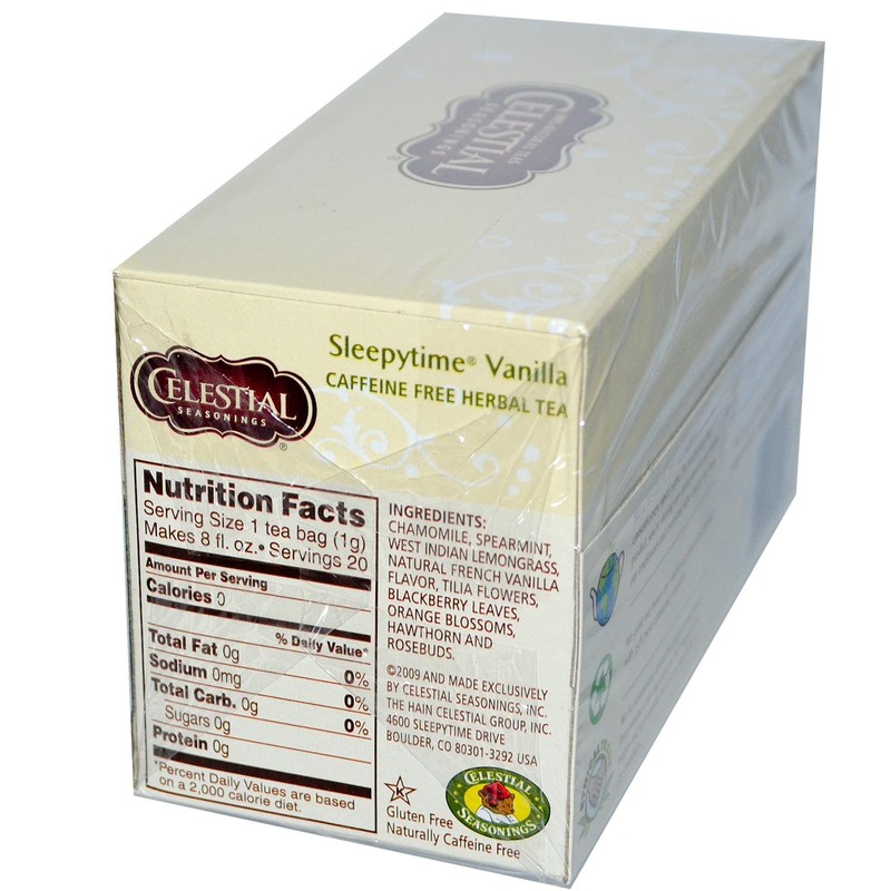 Celestial Seasonings Sleepytime Vanilla Herb Tea (6x20 Bag)