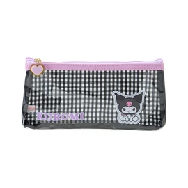 Sanrio Clear Pencil Case Kuromi PVC, Laminated Cotton, For Ages 3 and Up 642550