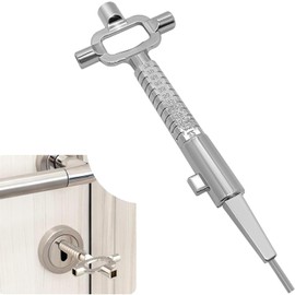 WUBAYI Professional Cylinder Gauge & Cam Turner | Universal Locksmith Tools for Lock Body Measurement, Adjustment & Inspection - Essential Repair Tool