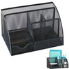 Zykphao Mesh Desk Organiser with Drawer | 6-Compartment Desk Tidy