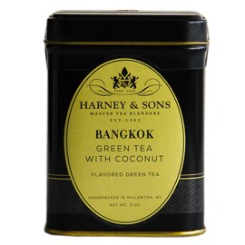 Harney & Sons Bangkok Green Tea with COCONUT, GINGER and VANILLA - loose leaf 3 oz