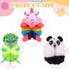 PHOGARY 3 Pack Bath Loofahs, Shower Sponge Balls Animal Mesh